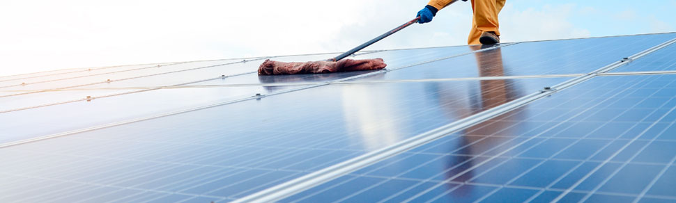 Lavaggio impianti fotovoltaici a Brescia